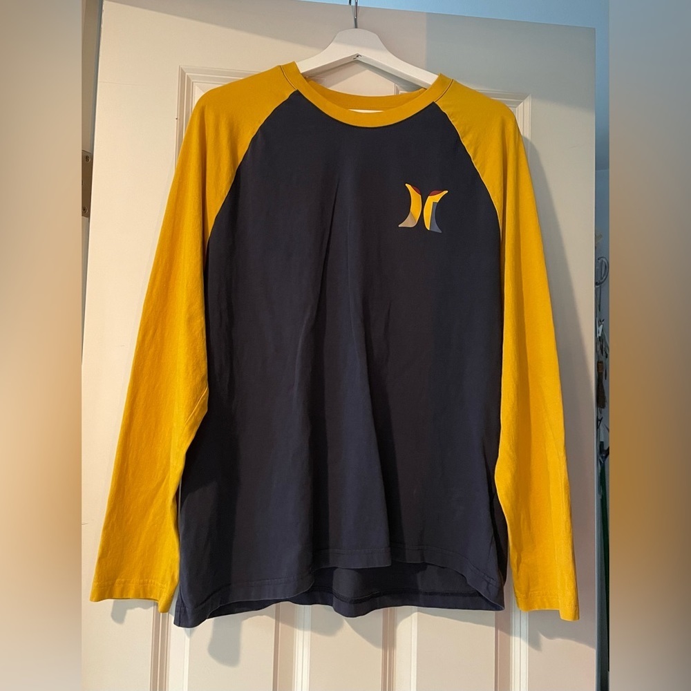 Hurley long sleeve raglan tee